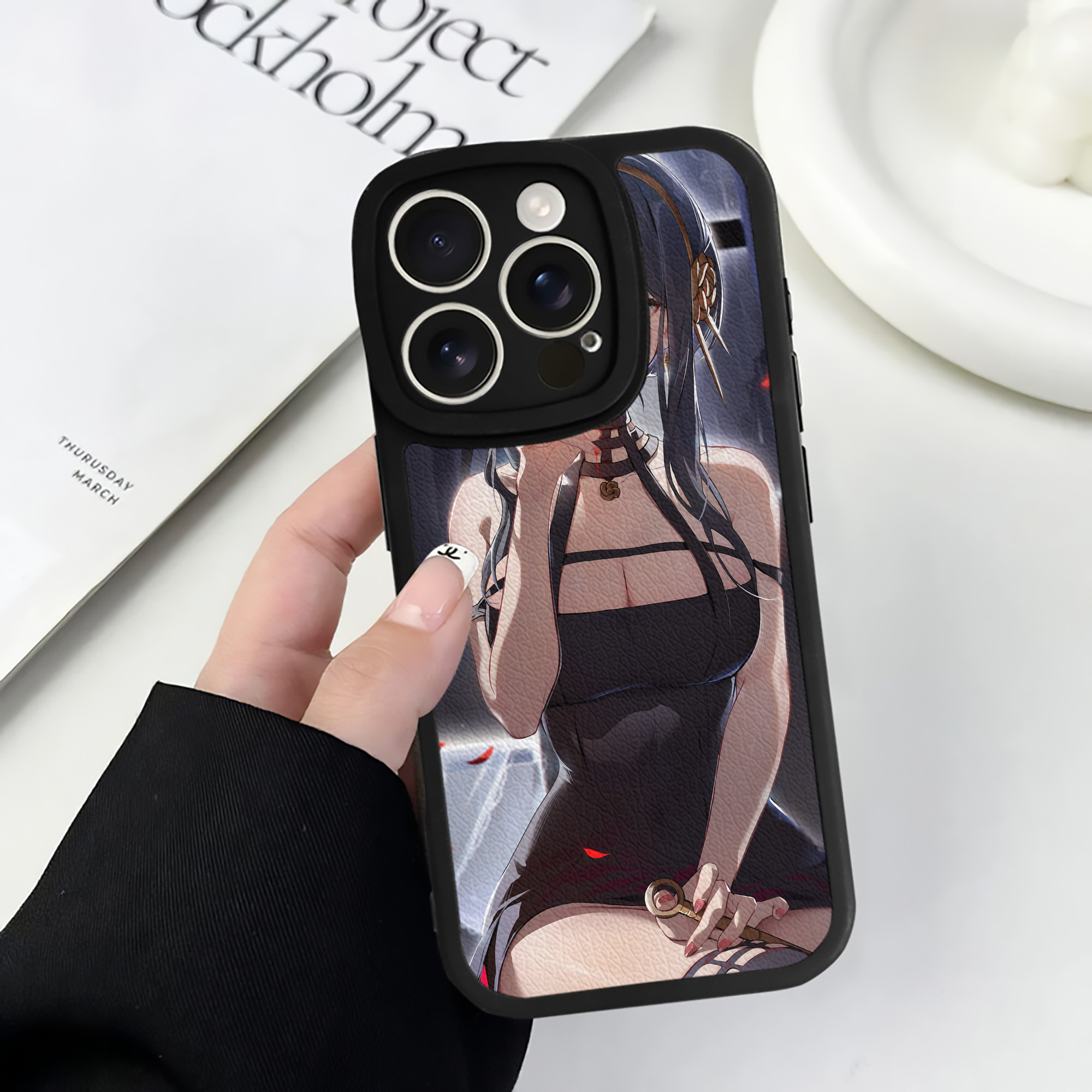 （画像用） SPY×FAMILY间谍家家酒 【iPhone 16シリーズ対応】シリコンスマホケース（レザー調） 材質：シリコン